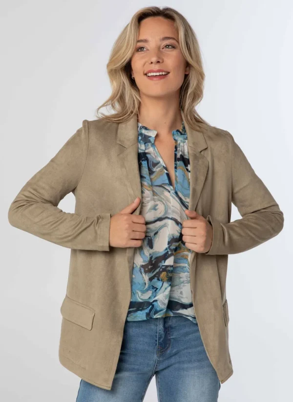 Jackets & Blazers>Norah Blazer Beige