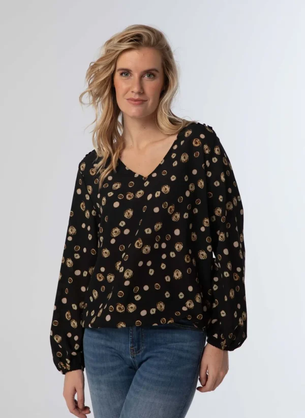 Blouses>Norah Blouse Zwart