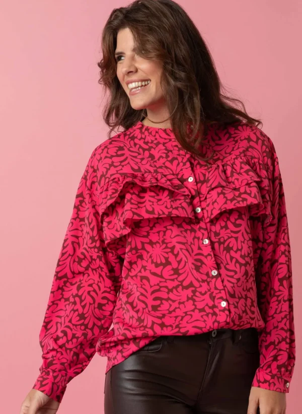 Blouses>Norah Blouse Roze