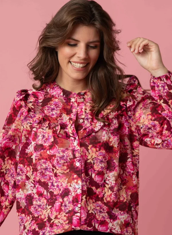 Blouses>Norah Blouse Roze