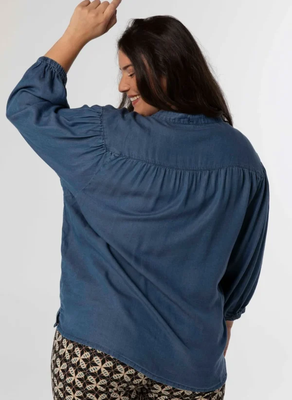 Blouses>Norah Blouse Blauw