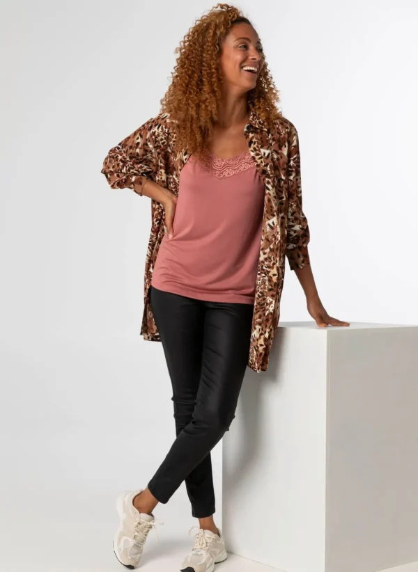 Blouses>Norah Blouse Bruin