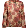 Blouses>Norah Blouse Botanisch Roze