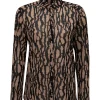 Blouses>Norah Blouse Bruin Zwart