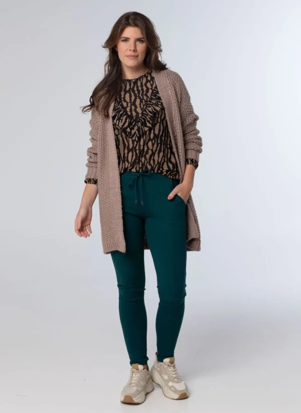 Blouses>Norah Blouse Bruin Zwart