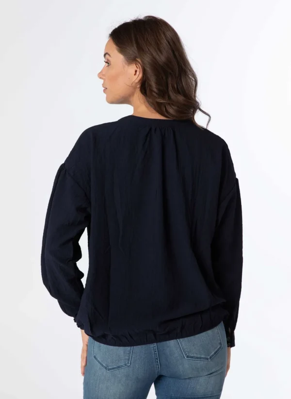 Blouses>Norah Blouse Donker Blauw