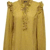 Blouses>Norah Blouse Geel Groen