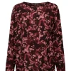 Blouses>Norah Blouse Meerkleurig Rood