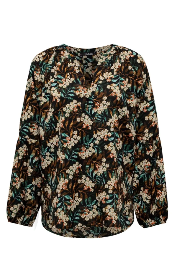 Blouses>Norah Blouse Meerkleurig Zwart