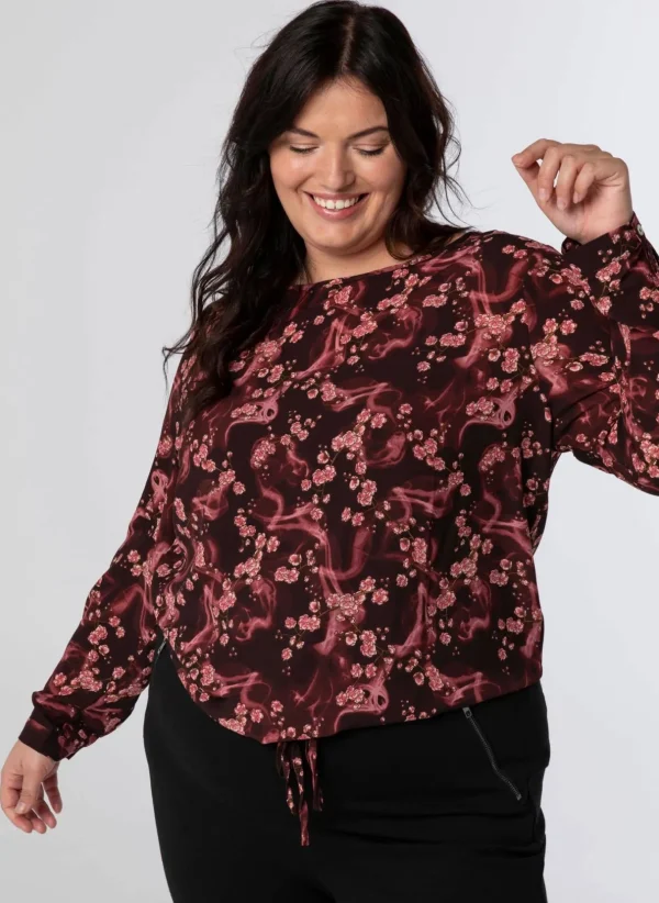 Blouses>Norah Blouse Meerkleurig Rood