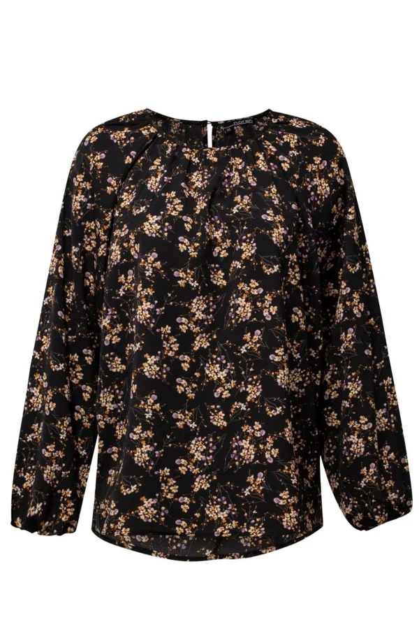 Blouses>Norah Blouse Paars Zwart