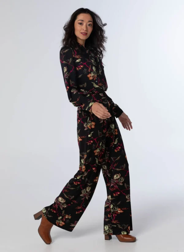 Co-Ord Sets>Norah Broek Botanisch Zwart