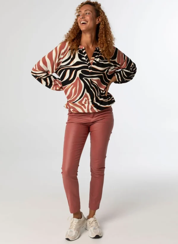 Broeken & Leggings>Norah Broek Donker Roze