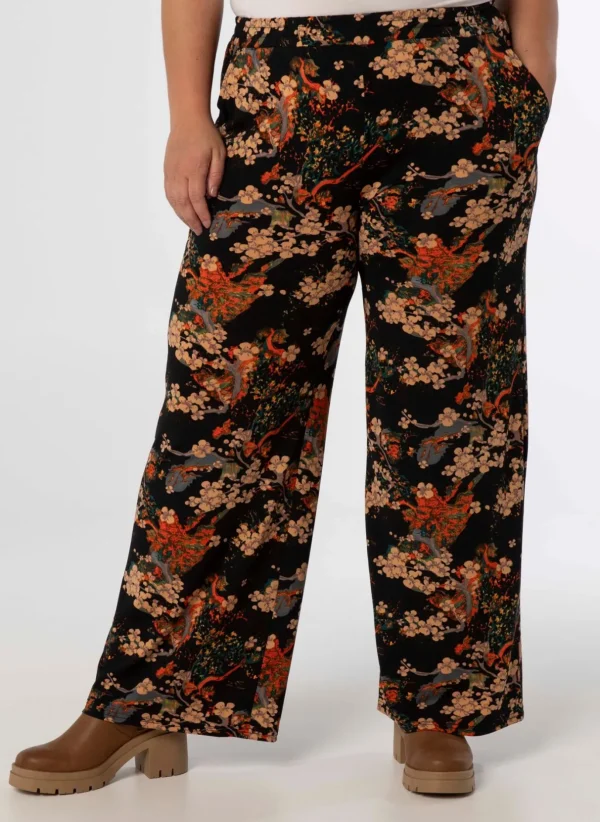 Co-Ord Sets>Norah Broek Oranje Zwart