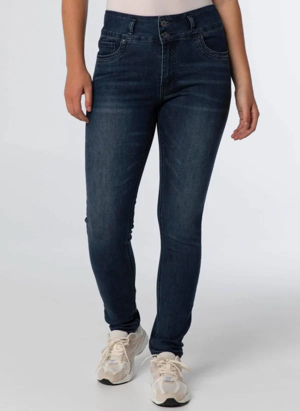 Denim>Norah Denim Broek Donker Blauw