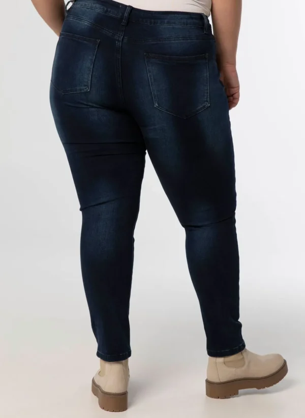 Denim>Norah Denim Broek Donker Blauw