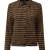 Jackets & Blazers>Norah Jacket Geel Zwart Bruin