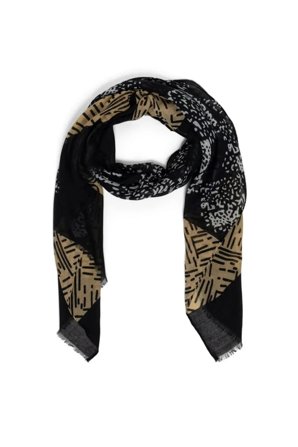 Accessoires>Norah Scarf, N3423 Zwart