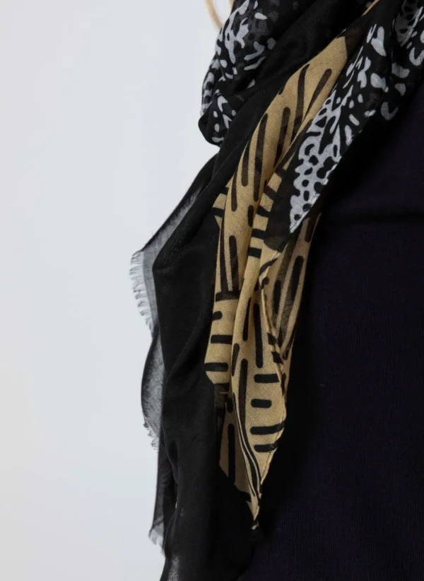 Accessoires>Norah Scarf, N3423 Zwart