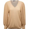 Shirts & Tops>Norah Shirt Goud Beige