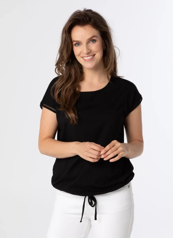 Shirts & Tops>Norah Shirt Katoen Zwart