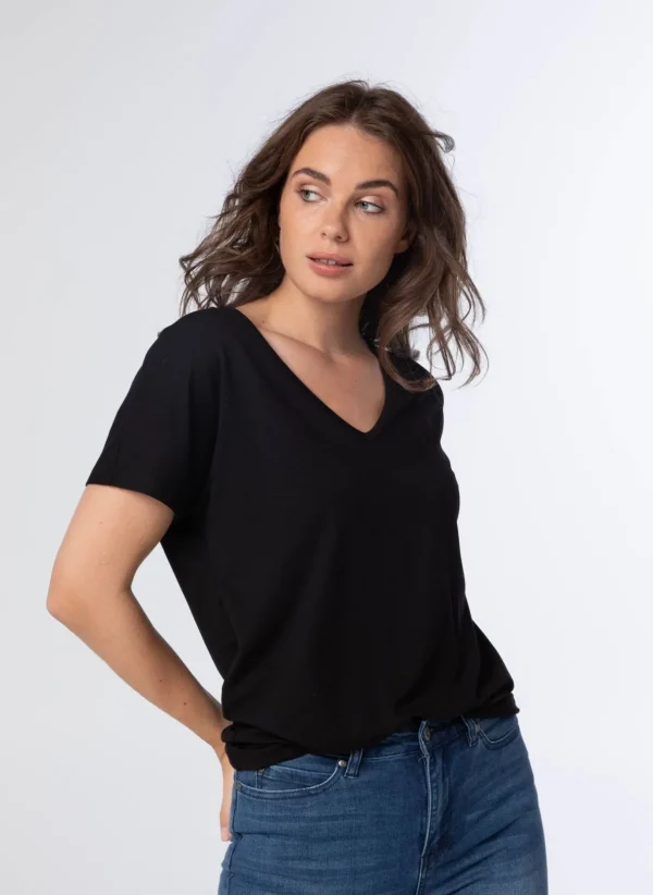 Basics>Norah Shirt Maral Zwart