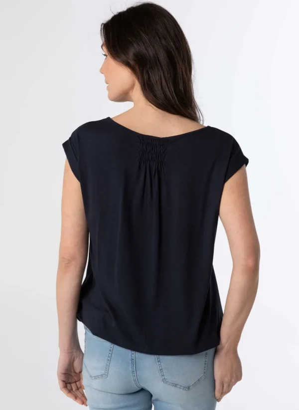 Basics>Norah Shirt Marije Donker Blauw