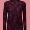 Shirts & Tops>Norah Shirt Roze Zwart