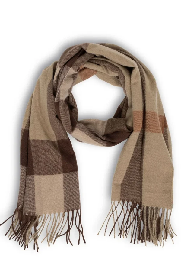 Accessoires>Norah Sjaal Bruin Beige