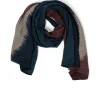 Accessoires>Norah Sjaal Bruin Blauw