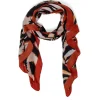 Accessoires>Norah Sjaal Oranje Bruin