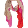 Accessoires>Norah Sjaal Rood Roze