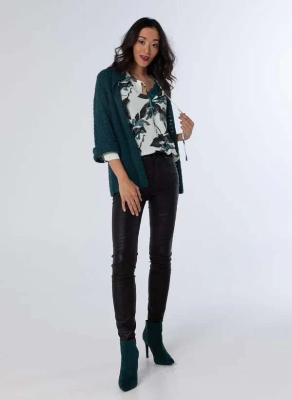 Shirts & Tops>Norah Top Groen Blauw