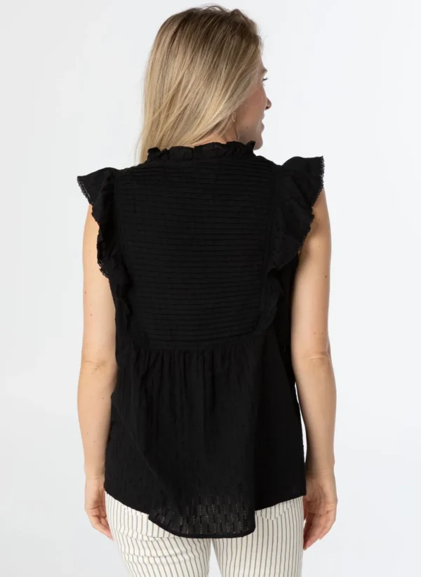 Shirts & Tops>Norah Top Katoen Zwart