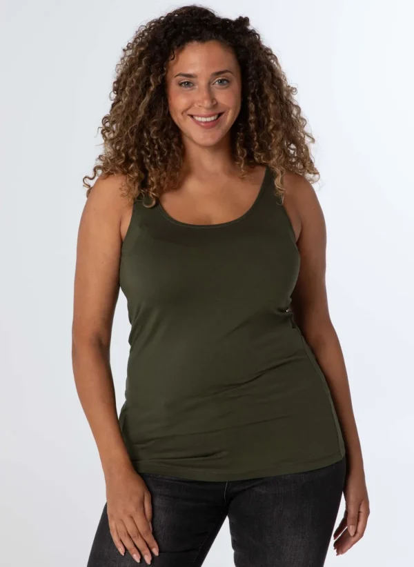 Basics>Norah Top Marianne Leger Groen