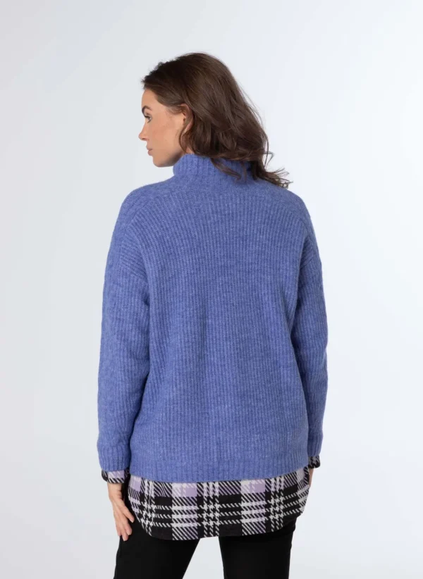 Knitwear>Norah Trui Blauw Paars