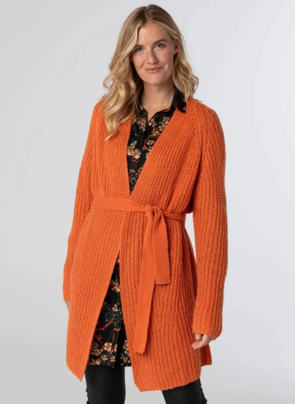 Knitwear>Norah Vest Oranje