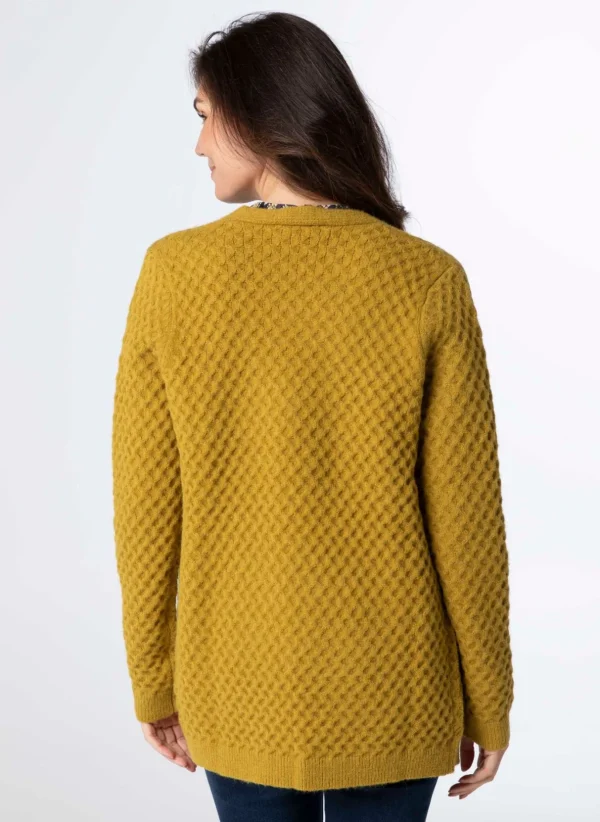 Knitwear>Norah Vest Geel